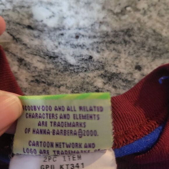 Scooby Doo cartoon network pajama top. Size 6-7 - Picture 4 of 6